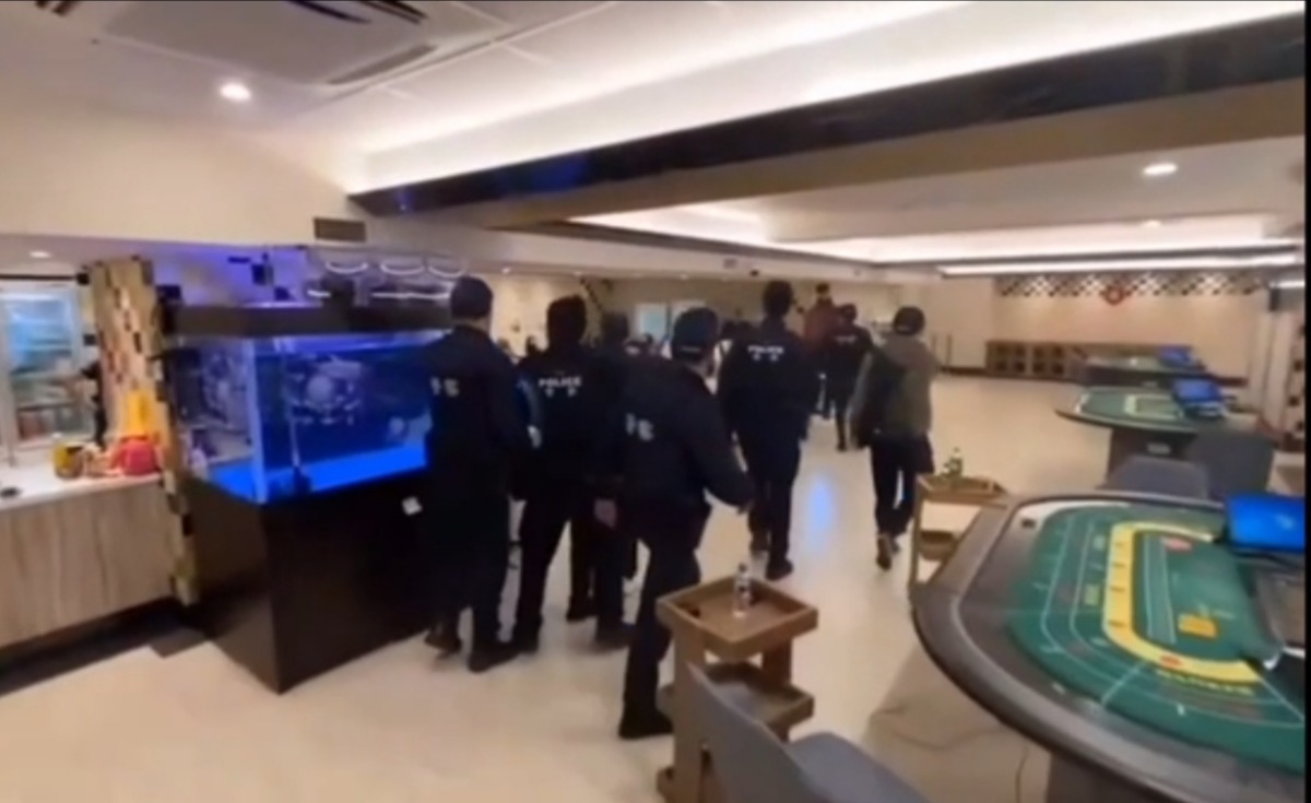 中壢警破獲百家樂賭場逮捕45人 張善政頒獎肯定辦案效率 wp 1678437909124