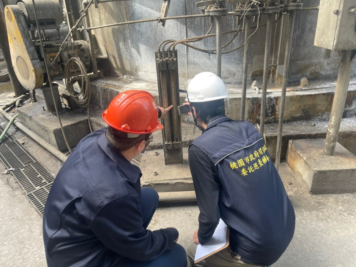 空品亮紅燈 桃市跨縣市應變 啟動「基北北桃」移動污染源聯合管制措施 固定計畫空品不良巡查照片 2303091