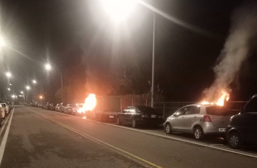 【有片】男疑精神異常連續縱火燒車、偷竊 警建請羈押