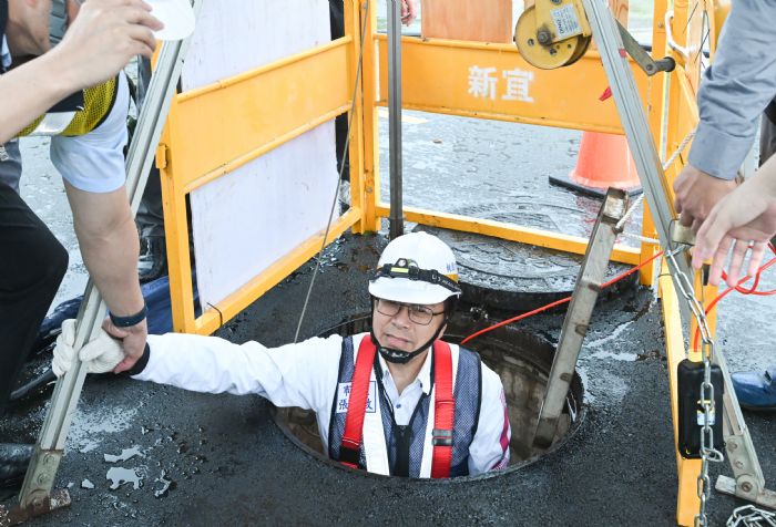 中壢污水下水道BOT第1期工程預計9月完工 桃市府加強防護措施 20230419165307756