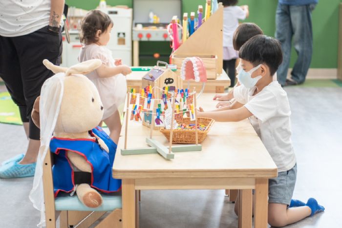 出席北區活動中心「桃寶館」開幕 張善政:滿足年輕家庭需求 20230423182709000