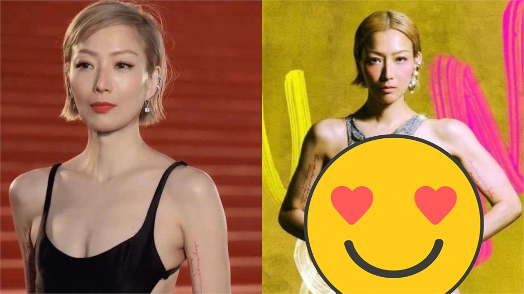 鄭秀文旗袍高衩開到腰!極簡布料靠細線苦撐