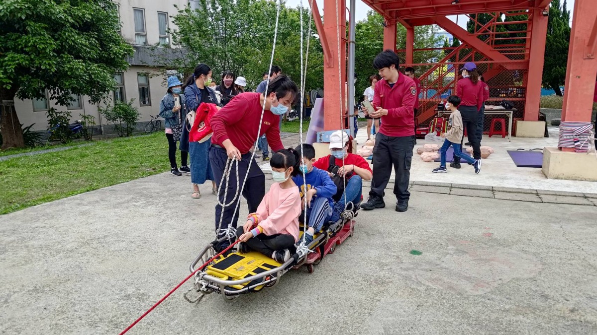 守護先人拒絕火警 桃園消防第四大隊舉辦消防宣導體驗營 264441