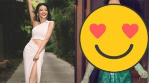 美人魚上岸了！舒淇「深V亮片裙」辣到登熱搜