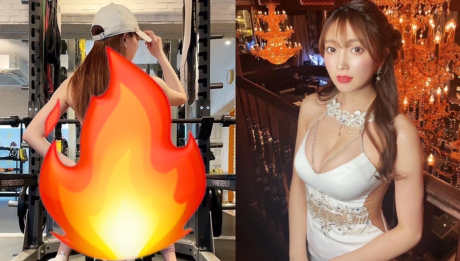 日女星穿黑Bra健身 一轉身「這裡」辣翻2萬人