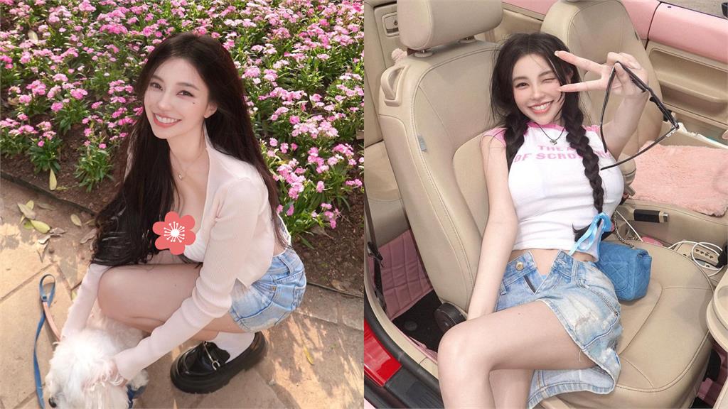 黃琳曬惹火跪姿美照!網一看笑了:想到津津蘆筍汁