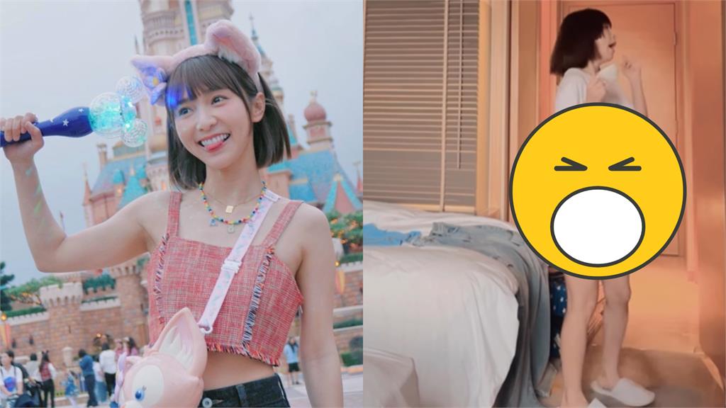 溫妮飯店更衣6秒片遭瘋傳!裸腿睡衣掀網低吼