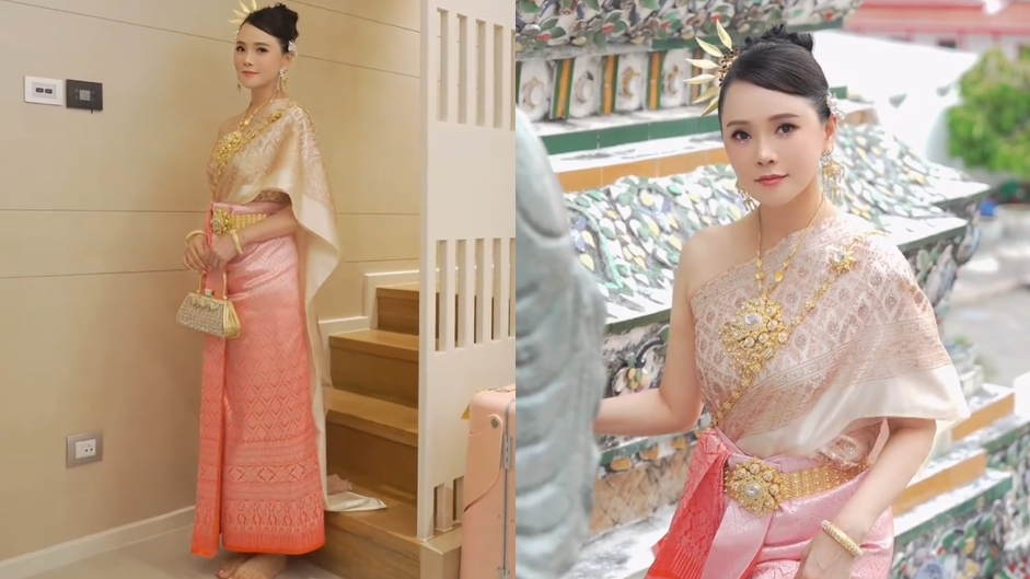 伊能靜穿泰服拍美照!55歲驚人狀態網看呆