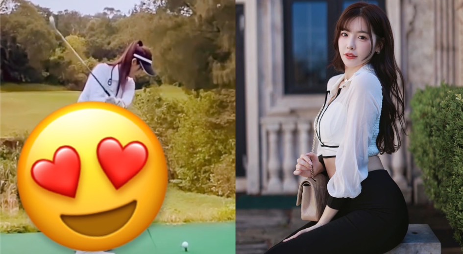 樂天女神「擺臀揮桿」片流出 喊1句掀萬人朝聖