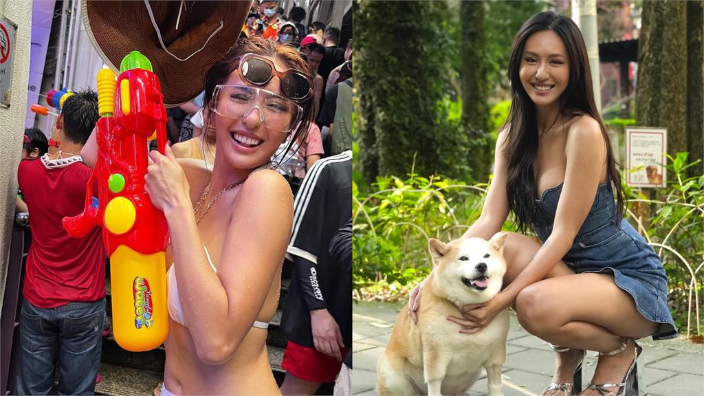 薔薔泰國全身溼嗨喊3字!腹肌炸出秀絕美曲線