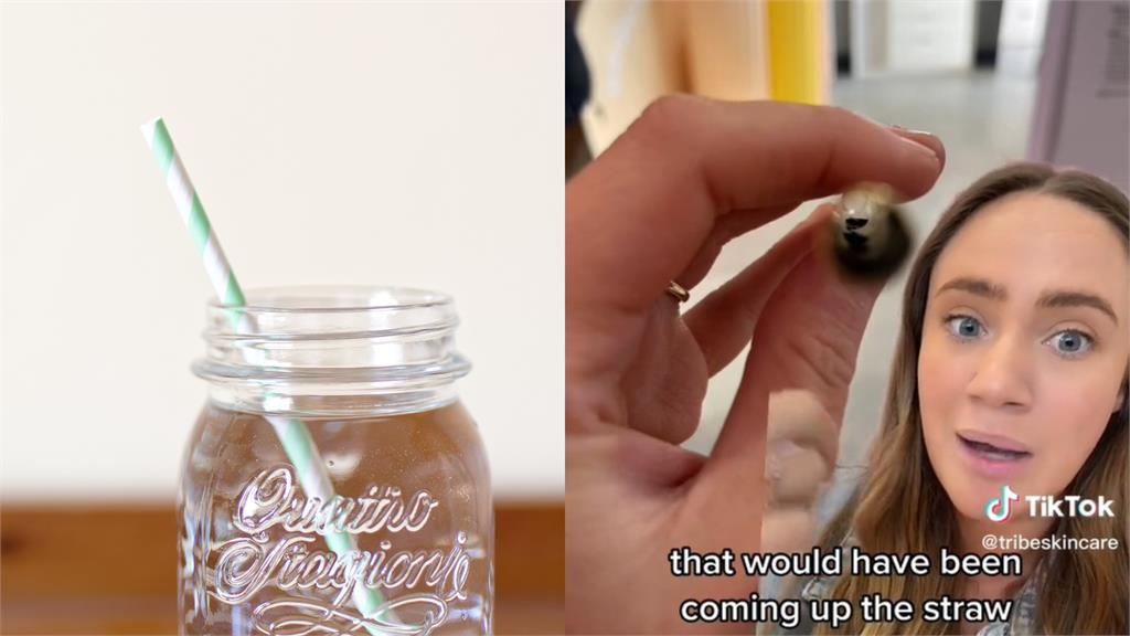 妹子不銹鋼吸管3年沒清 往內看驚見大量霉菌