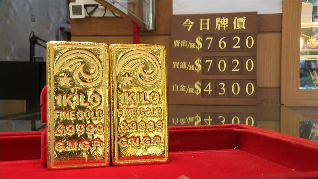 金融危機加戰爭動盪 金價飆上每盎司2021美元