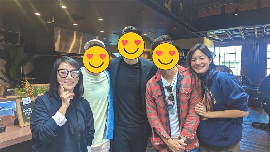 陶晶瑩美國散步巧遇「3混血男神」!真實身分曝