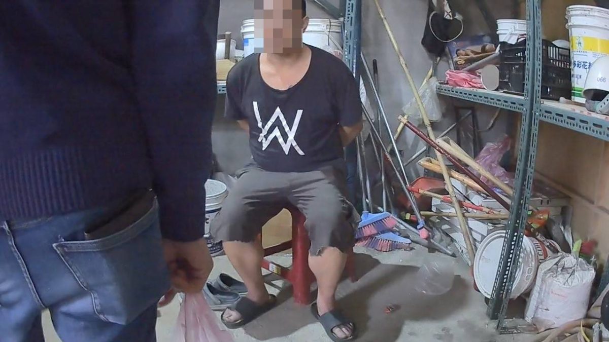 通緝男睡工地躲查緝 桃警監控順利逮人 1445184 scaled