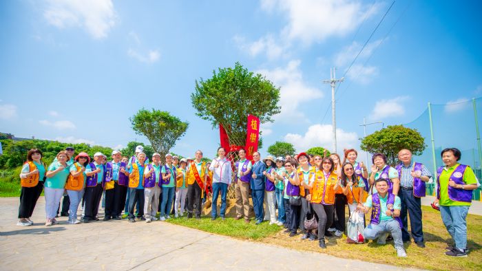 國際獅子會300A1區響應永續 大溪月眉濕地植樹紀念碑揭牌 20230526130601043