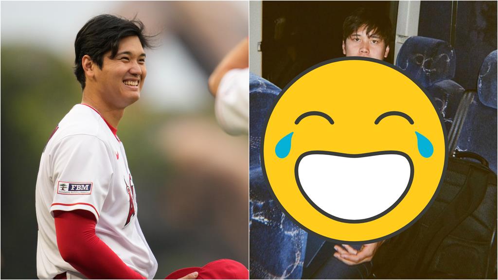 大谷翔平「偷吃零食」被抓包!呆萌臉大露餡