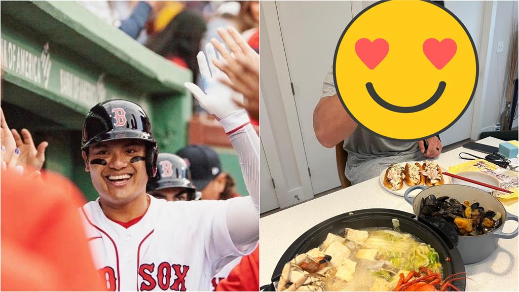 張育成復健嗑龍蝦!崩壞表情網讚:可愛