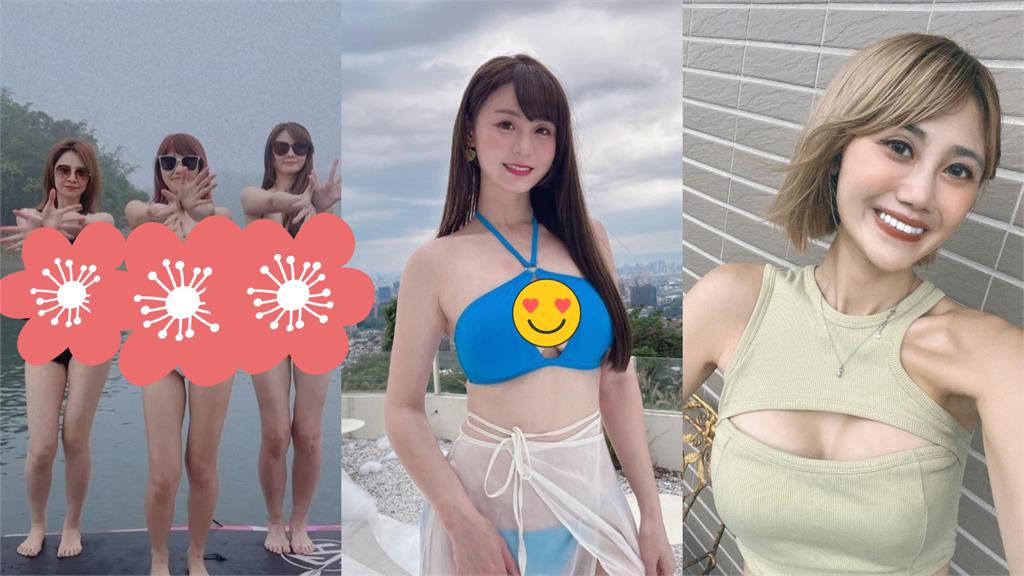 啦啦隊女神辣穿比基尼玩SUP!「集體炸花」影片曝