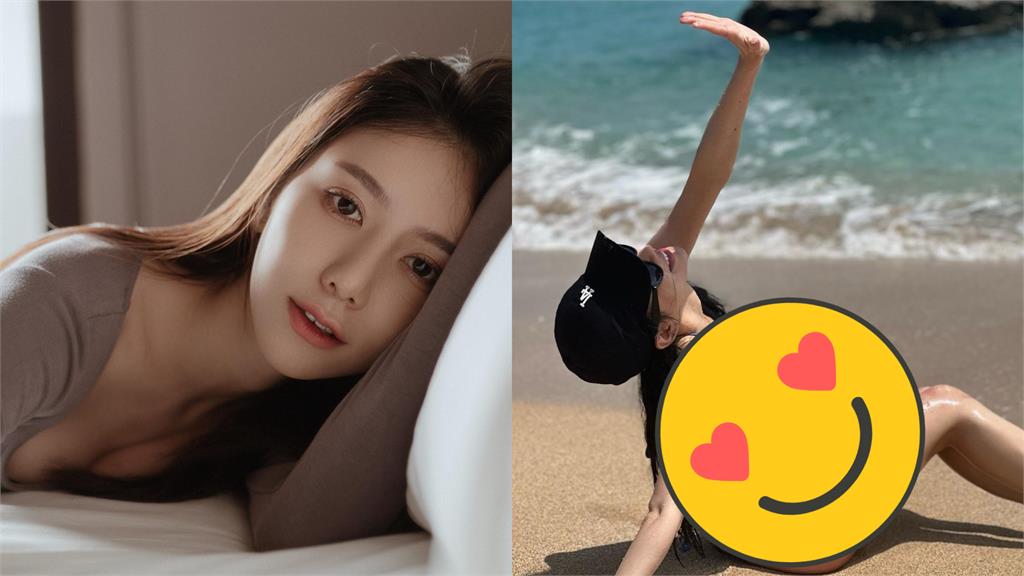 網紅「小可愛蹦開」暴紅!夏日比基尼照洩雪白肌