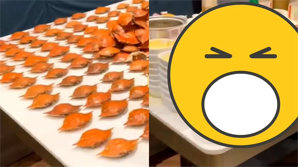 大胃王聚餐?吃到飽餐廳7人嗑光300隻螃蟹