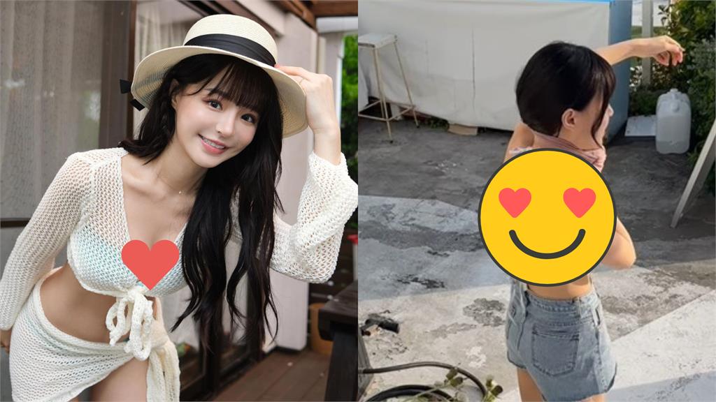 元元遊沖繩「換衣過程」遭偷拍 白皙美背全看光