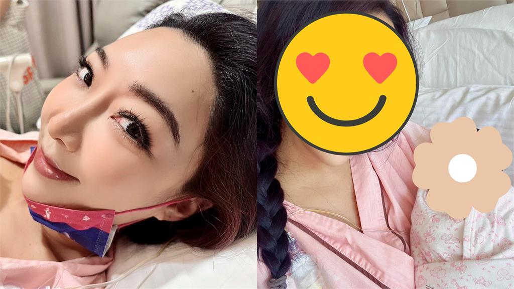 李宓遭疑頂大濃妝生產 親曬「素顏照」曝真面目