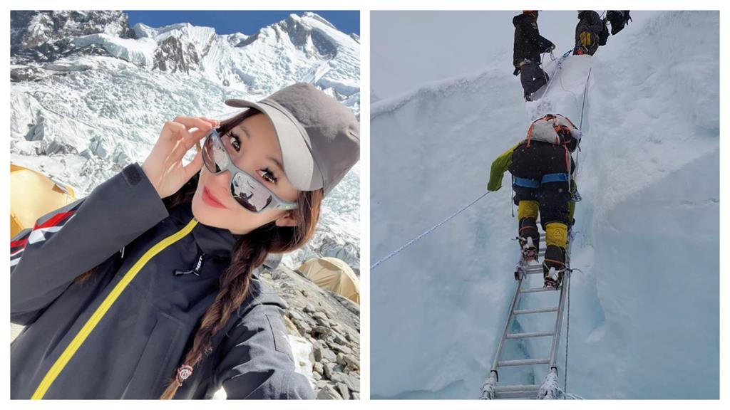 曾格爾冒命挑戰聖母峰!元配發文4字酸度破表