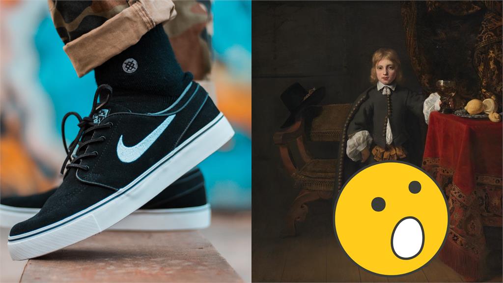 預知未來?400年前畫作驚見男童穿Nike球鞋