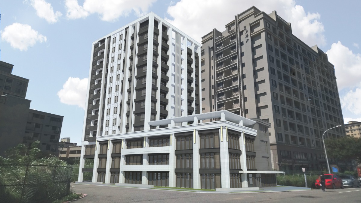 桃園住發處落實綠能永續 蘆竹A10基地、大興段社宅統包工程招標 圖2 大興段基地方案模擬圖