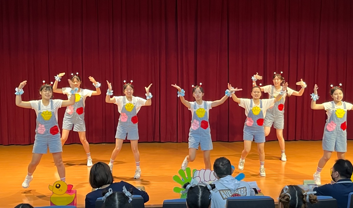 圖4：全國教保技藝競賽，新生幼保科幼兒律動項表演回響熱烈。（圖／新生醫專提供）