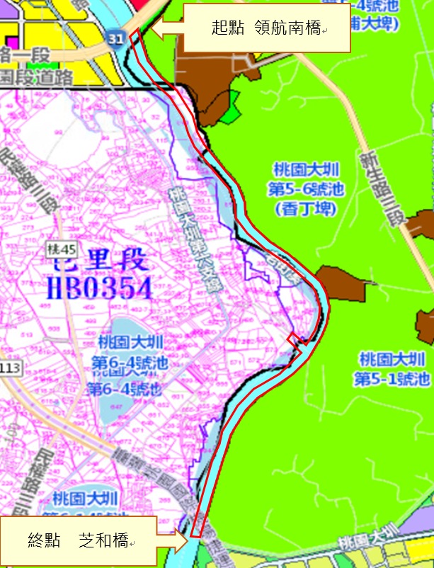 桃園水務局串連老街溪上、下游 啟動芝和橋至領航南橋護岸工程 水務局