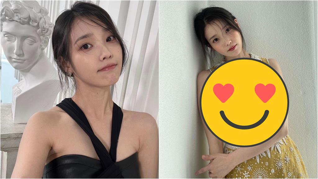 IU女人味滿出來!罕曬「深V曲線」彎腰全現形