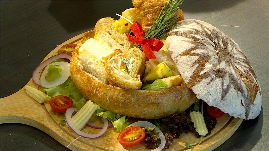 飯店攜手日本人氣主廚 台灣食材做「驚喜麵包籃」