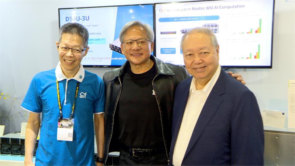 黃仁勳行程滿檔 離台前會鴻海董座劉揚偉