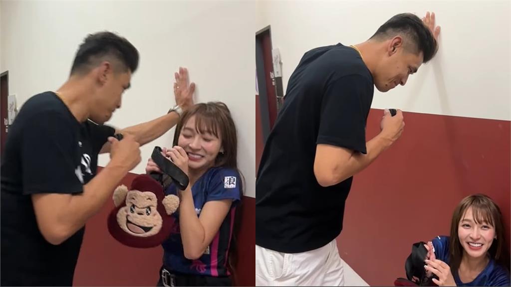 林襄後台遭前職棒球星「壁咚」!她當場腿軟跪地