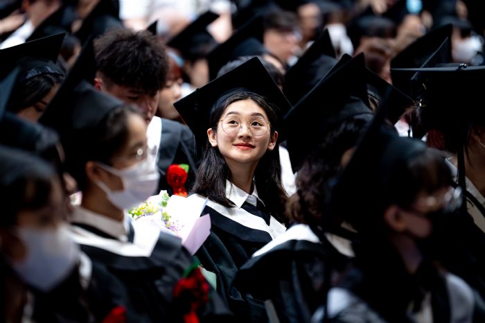 銘傳大學畢業典禮登場 張善政以人生經驗勉勵學子 20230611162528100