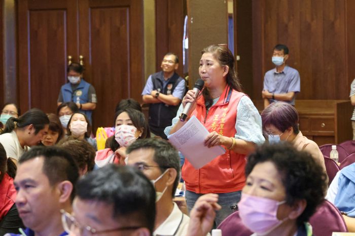 出席基層座談會 張善政與里長「接地氣」雙向溝通 20230616191333783