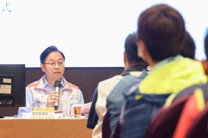 出席基層座談會 張善政與里長「接地氣」雙向溝通 20230616191447809