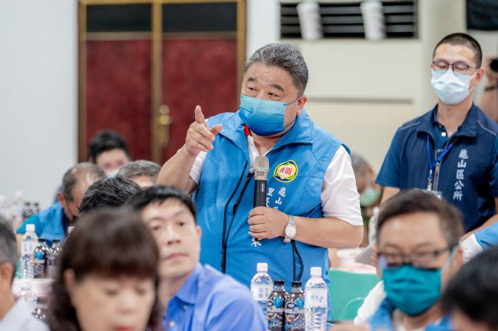 張善政傾聽里長意見 加強龜山地方建設 20230620170346355