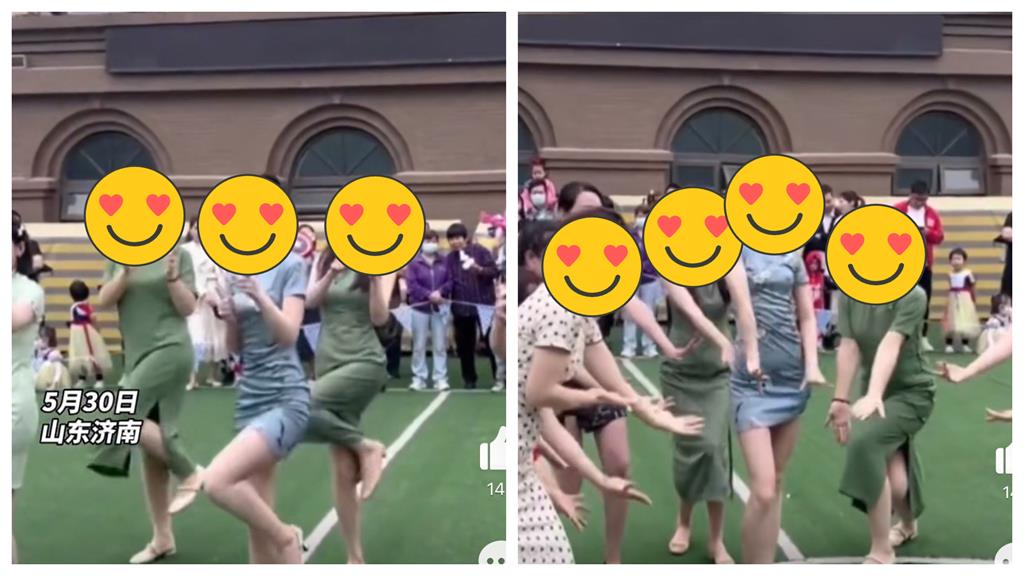 兒童節「辣媽團」大跳〈Nobody〉 穿激短旗袍小孩全看傻