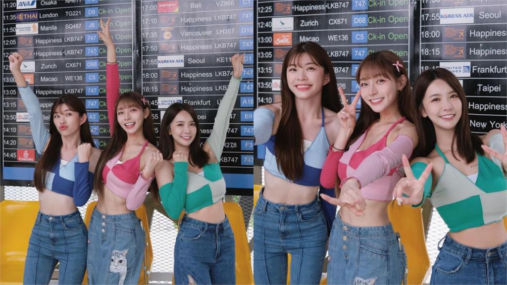 林襄遊泰國「變身」飛天小女警 網讚:最美三人