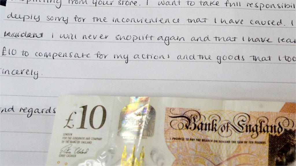 櫃檯見匿名道歉信 老闆:我是世界上最幸福的人