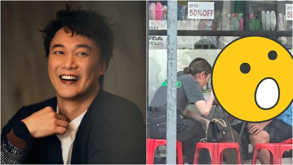 陳奕迅街邊嗑泡麵全被拍!真面目髮際線退潮網震撼