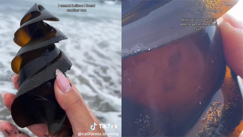 沙灘驚見神秘「大型鑽頭」 她揭真實身分網看傻