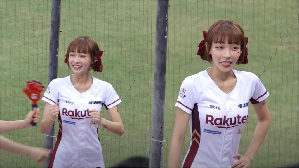 林襄場邊當機跟不上韓式應援 尷尬表情全被拍