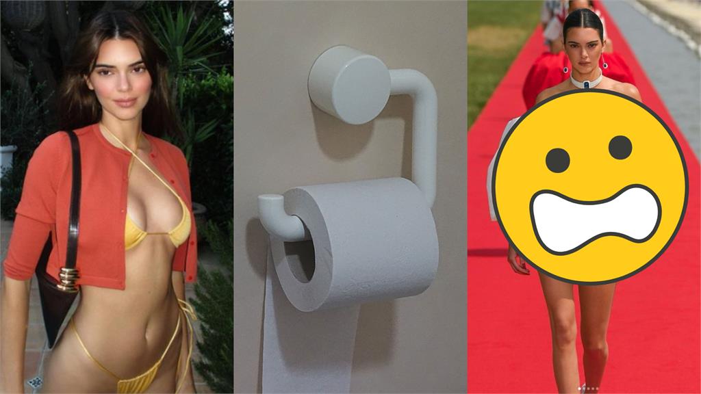 九頭身超模造型翻車成「巨型捲筒衛生紙」!網看傻