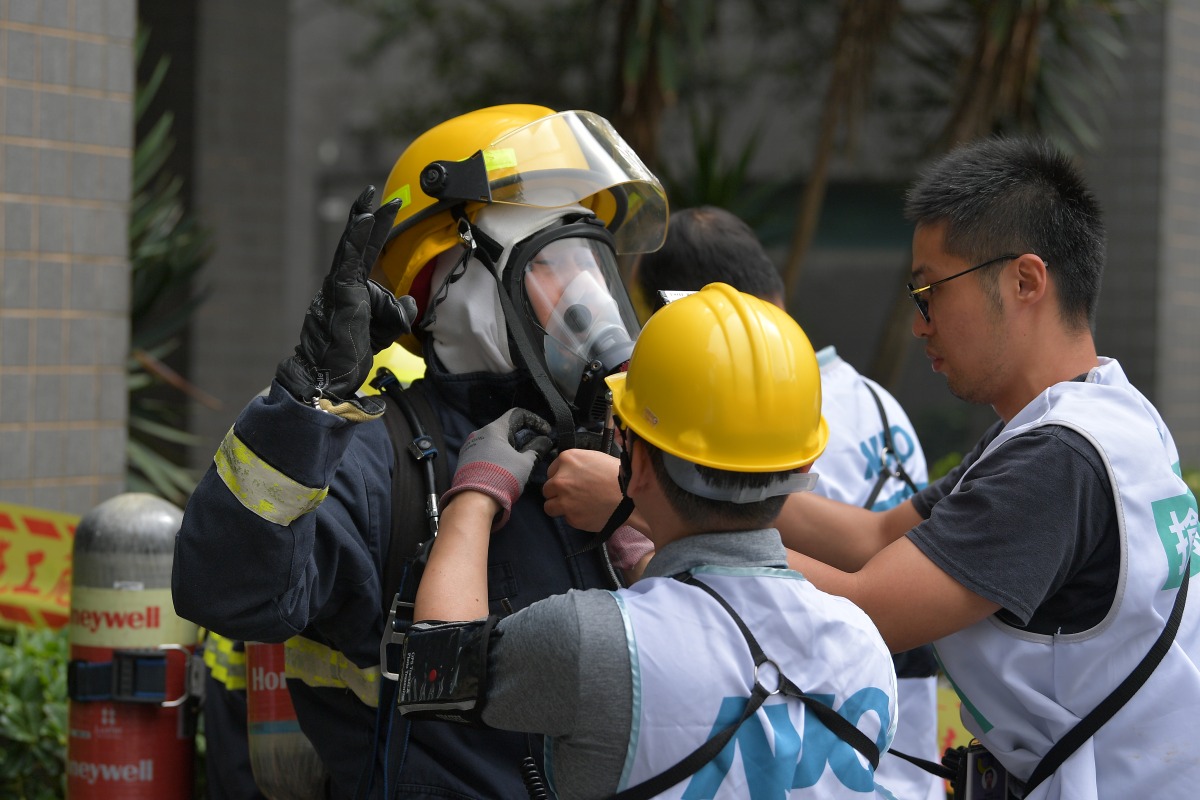 桃消前進友達光電龍潭廠 舉辦災害防救演習 DSC 6705
