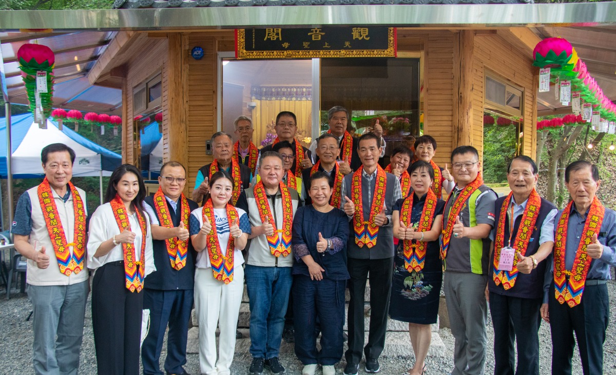 台灣媽祖分靈到韓國 ! 桃園蘆竹慈母宮號召全台數百位宮廟代表赴韓見證