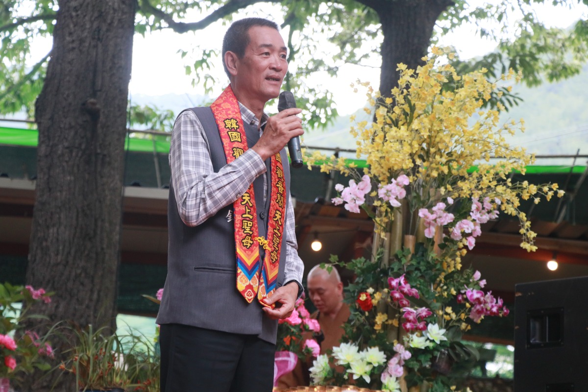 台灣媽祖分靈到韓國 ! 桃園蘆竹慈母宮號召全台數百位宮廟代表赴韓見證