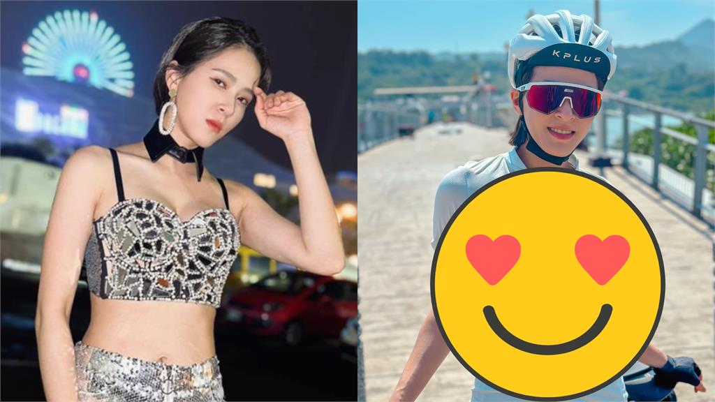 蘇晏霈騎車超有料!拉鍊下滑「勒到全現形」